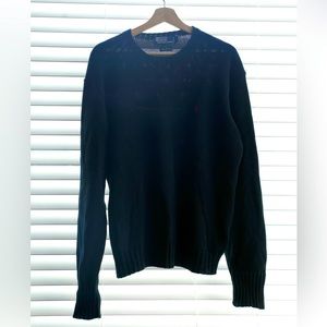 Polo black sweater in sizes L for mens